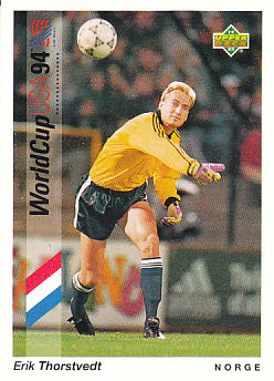 Erik Thorstvedt Norway Upper Deck World Cup 1994 Preview Ita/Spa #40